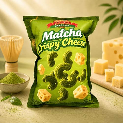 Elfath Matcha Cheese gluten-free cheese cracker variant