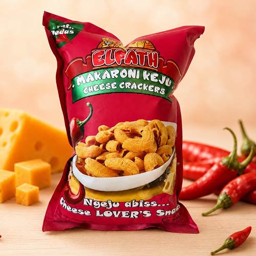 Elfath Spicy Cheese gluten-free cheese cracker variant